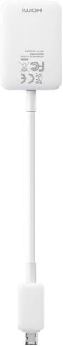 Samsung ET-H10FAUWESTA Micro USB to HDMI 1080P HDTV Adapter Cable for Samsung Galaxy S3/S4 and Note 2 - Retail Packaging - White in Kuwait