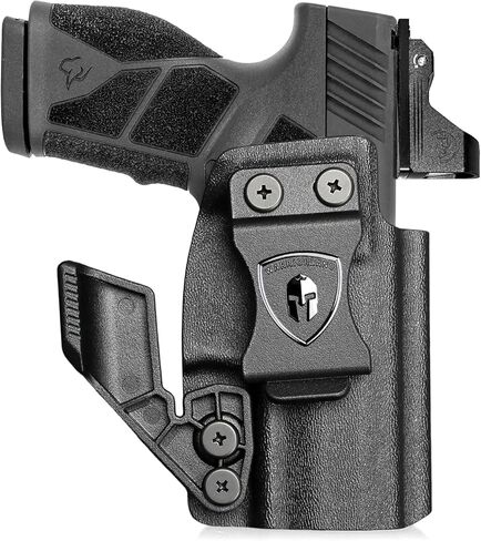 WARRIORLAND IWB Kydex Holster، Select Fit Springfield XD MOD.3، Canik Mete MC9، Taurus GX2/G2C، Glock 43X، FN Reflex، P365-XMACRO، HK VP9، Ruger RXM/Security 380، Equalizer/Shield EZ | الصفة. حفظ in Kuwait
