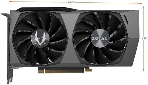 ZOTAC GAMING GeForce GTX 1660 SUPER Twin Fan أسود 6 جيجابايت GDDR6 192 بت للألعاب in Kuwait