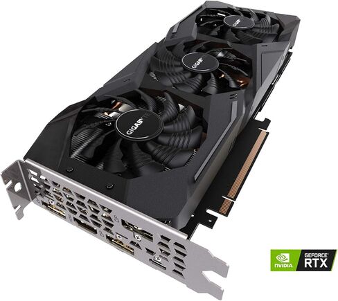 بطاقة رسومات Gigabyte GeForce RTX 2070 Windforce 8G، 3X Windforce Fans، 8GB 256-Bit GDDR6، بطاقة فيديو GV-N2070WF3-8GC in Kuwait