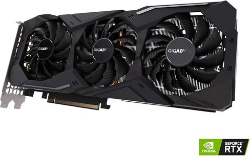 بطاقة رسومات Gigabyte GeForce RTX 2070 Windforce 8G، 3X Windforce Fans، 8GB 256-Bit GDDR6، بطاقة فيديو GV-N2070WF3-8GC in Kuwait