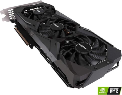 بطاقة رسومات Gigabyte GeForce RTX 2070 Windforce 8G، 3X Windforce Fans، 8GB 256-Bit GDDR6، بطاقة فيديو GV-N2070WF3-8GC in Kuwait