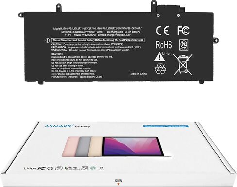 استبدال بطارية ASMARK L17C6P72 لجهاز Lenovo ThinkPad X280 A285 Series Notebook L17L6P71 01AV470 01AV471 L17C6P71 01AV472 L17M6P72 01AV484 L17C6P72 01AV485 SB10K97619 بطارية الكمبيوتر المحمول in Kuwait