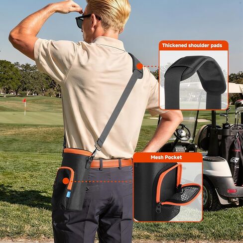 حقيبة حمل Xxerciz لمكبر صوت Bushnell Golf Wingman HD GPS، منظم تخزين سماعات الجولف المحمول، حامل حقيبة واقية لكابل الشحن والإكسسوارات in Kuwait