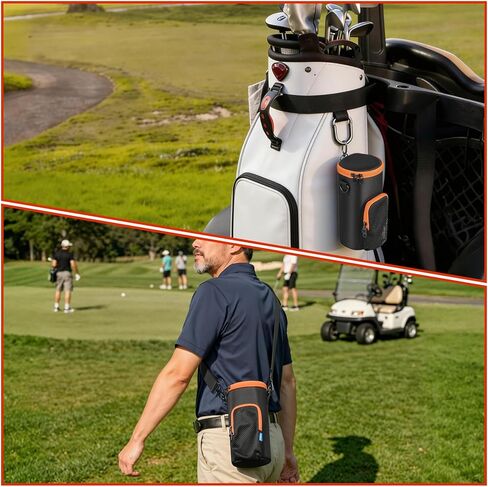 حقيبة حمل Xxerciz لمكبر صوت Bushnell Golf Wingman HD GPS، منظم تخزين سماعات الجولف المحمول، حامل حقيبة واقية لكابل الشحن والإكسسوارات in Kuwait