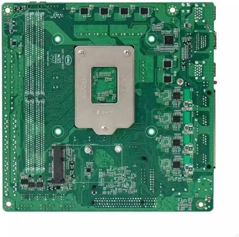 لوحة أم N17 NAS كمبيوتر مكتبي عالي السرعة، DDR4 LGA1151 يدعم i3/i5/i7، معالج Intel من الجيل السادس إلى التاسع، بطاقة شبكة 4 * 2.5G، M.2 NVME، 8SATA3.0/USB3.0/ لوحة توجيه ناعمة in Kuwait