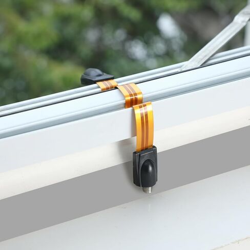 Flat Coaxial Cable, RG6 Coax Window Pass Through TV Cable Wire Slim F Female to Female 12 Inch Length for Window, Door Orange in Kuwait