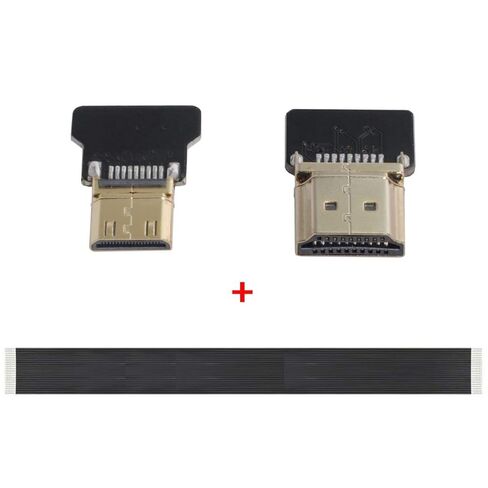 تشينيانغ CY كابل HDMI صغير إلى HDMI CYFPV Mini HDMI ذكر إلى HDMI ذكر FPC كابل مسطح 1080P لـ FPV HDTV مولتيكوبتر التصوير الجوي in Kuwait