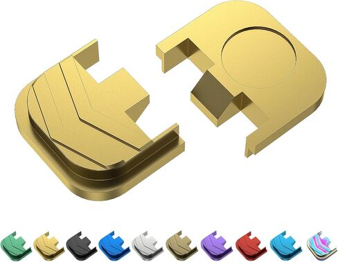 Cover Back Plate for GIock Gen1-5 17 20 21 23 24 25 26 (Gold.) in Kuwait