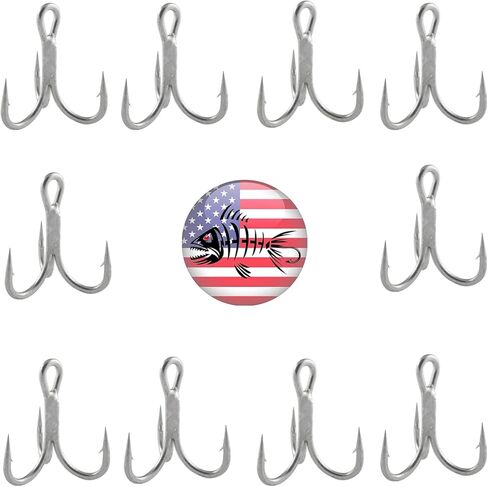 Owner 4X Strong 2/0 ST-66 Treble Hooks – Heavy Duty Replacement Fishing Hooks for Lures, Saltwater or Freshwater in Saudi Arabia