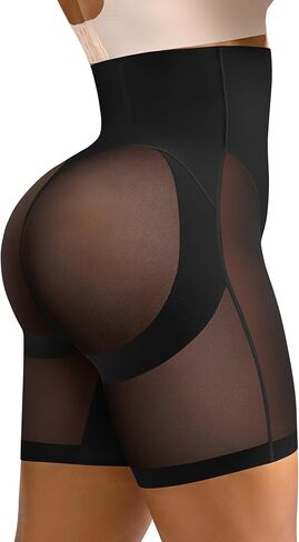 SHAPELLX Tummy Control Shapewear for Women Butt Lifting Shorts Plus Size Womens Shapewear Faja Body Shaper Panties Black in Saudi Arabia
