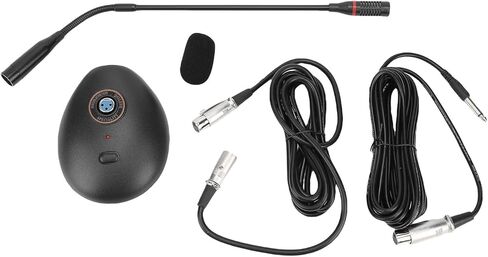 ميكروفون Fabater Gooseneck، ميكروفون سلكي قابل للتعديل 360 درجة لسطح المكتب مع قابس ذكر XLR قياسي 3 سنون لمؤتمرات الاجتماعات in Kuwait