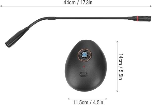 ميكروفون Fabater Gooseneck، ميكروفون سلكي قابل للتعديل 360 درجة لسطح المكتب مع قابس ذكر XLR قياسي 3 سنون لمؤتمرات الاجتماعات in Kuwait