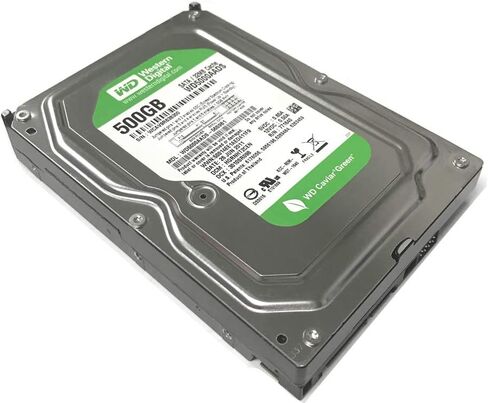 WD Western Digital Caviar Green SATA 3 Gb/s Intellipower 32 MB Cache Bulk/OEM 3.5 "500GB محرك الأقراص الصلبة الداخلي للكمبيوتر المكتبي WD5000AADS (متجدد) in Kuwait