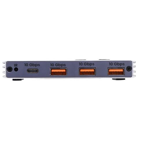 Yunseity 4x4 USB 3.2 Switcher 10Gbps عالي السرعة USB KVM Switcher Hub كمبيوتر مع منافذ من النوع C وA للماسح الضوئي لطابعة لوحة المفاتيح والماوس (قابس أمريكي) in Kuwait