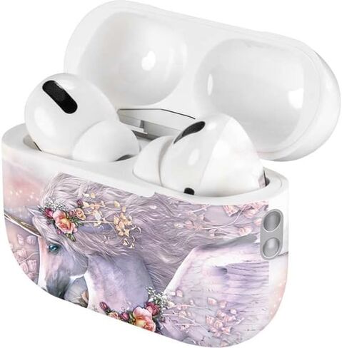 Skinit Decal Audio Skin Compatible with Apple AirPods Pro (2rd Gen, 2022) - Tate and Co. Spring Flight Unicorn Design in Kuwait