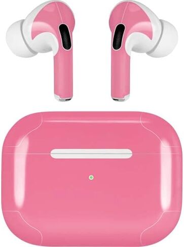 غلاف صوتي من Skinit متوافق مع Apple AirPods Pro (الجيل الثاني، 2022) - تصميم Skinit الأصلي باللون الوردي الفقاعي in Kuwait