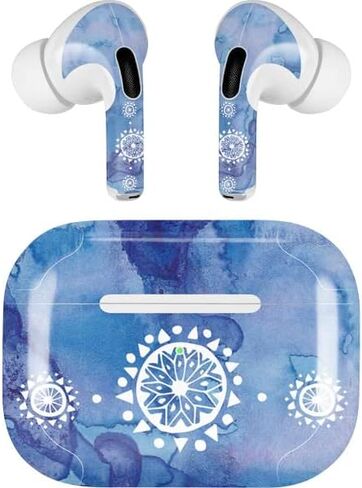 Skinit Decal Audio Skin Compatible with Apple AirPods Pro (2rd Gen, 2022) - Skinit Originally Designed Mandala Symmetry Design in Kuwait