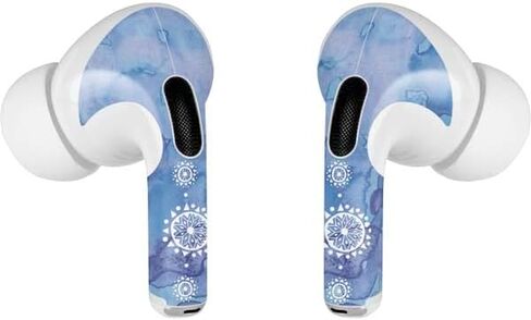 Skinit Decal Audio Skin Compatible with Apple AirPods Pro (2rd Gen, 2022) - Skinit Originally Designed Mandala Symmetry Design in Kuwait