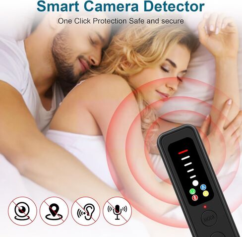 Upgraded Hidden Camera Detector - Anti-Spy Device, GPS Tracker & Bug Detector, Portable RF Signal Scanner for Hotels, Travel, Home & Office in Kuwait
