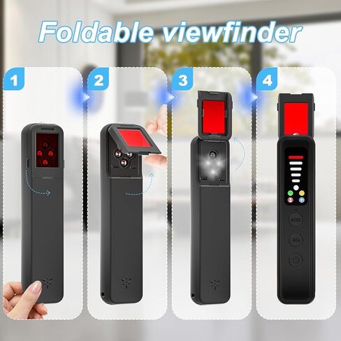 Upgraded Hidden Camera Detector - Anti-Spy Device, GPS Tracker & Bug Detector, Portable RF Signal Scanner for Hotels, Travel, Home & Office in Kuwait