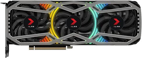 بطاقة رسومات PNY GeForce RTX 3080 Ti 12GB XLR8 Gaming Revel Epic-X RGB ثلاثية المروحة (متجددة) in Kuwait