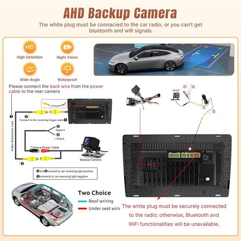 راديو السيارة Android لسيارة VW Passat Jetta Volkswagen Tiguan Beetle Golf 5 6 Caddy Touran CC مع CarPlay اللاسلكي Android Auto، شاشة لمس IPS مقاس 10.1 بوصة لسيارة VW Golf Stereo مع نظام تحديد المواقع/BT/WiFi/الكاميرا in Kuwait