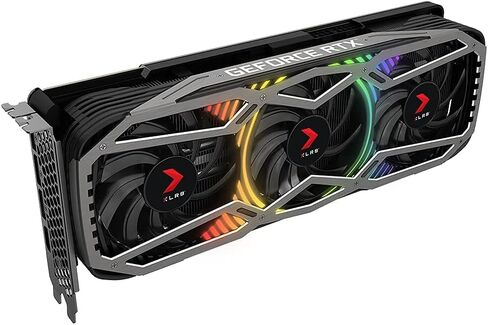 بطاقة رسومات PNY GeForce RTX 3080 Ti 12GB XLR8 Gaming Revel Epic-X RGB ثلاثية المروحة (متجددة) in Kuwait