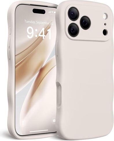 حافظة مغناطيسية لهاتف iPhone 17 Pro، [حماية كاملة للكاميرا] [متوافقة مع MagSafe] حافظة هاتف واقية مقاومة للصدمات بإطار مموج لطيف لهاتف iPhone 17 Pro 6.3 بوصة، بني in Kuwait