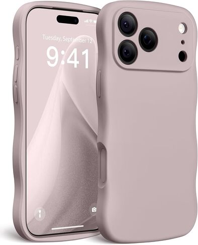 حافظة مغناطيسية لهاتف iPhone 17 Pro، [حماية كاملة للكاميرا] [متوافقة مع MagSafe] حافظة هاتف واقية مقاومة للصدمات بإطار مموج لطيف لهاتف iPhone 17 Pro 6.3 بوصة، بني in Kuwait