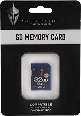 حزمة بطاقة SD Spartan سعة 32 جيجابايت فئة 10 (8 عبوات) مع قارئ وكاتب Micro SD (9 عناصر) in Kuwait