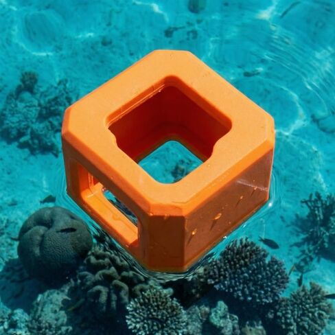Orange Protective Cage Housing Long Screw Waterproof Floaty Foam Case Portable Lightweight Camera Housing for GoPro Hero Min 11 Snorkeling in Kuwait
