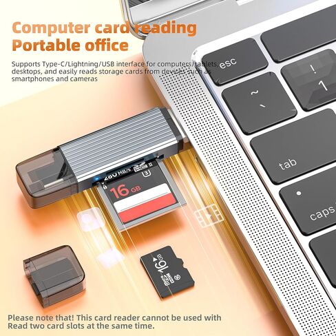 قارئ بطاقة SD لهاتف IPhone 16 15 14 Pro (4in3) محول Micro USB Lightning TF Memory Stick كاميرا رقمية ملحقات محرك فلاش MicroSD Macbook Computer محور خارجي من النوع C لأجهزة Apple Android المحمول PC in Kuwait