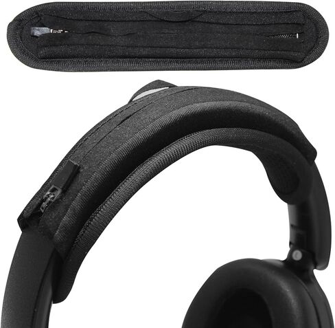 غطاء عصابة رأس عالمي من Adhiper لـ Jabra Evolve 75/65/30/20/10، Evolve2 85/75/65/55/50/30، Evolve3 85/75، غطاء رأس سميك أكثر نعومة لتخفيف الضغط ومضاد للتقشير، مع حلقة تعليق in Kuwait