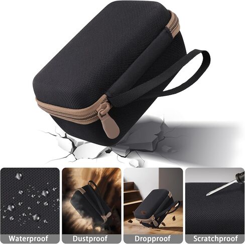 Camera Case for Vintage Digital Camera,Compatible with Retro Point and Shoot Camera with Autofocus(Black Case) in Saudi Arabia