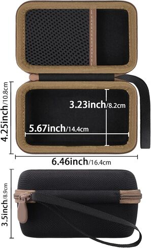 Camera Case for Vintage Digital Camera,Compatible with Retro Point and Shoot Camera with Autofocus(Black Case) in Saudi Arabia