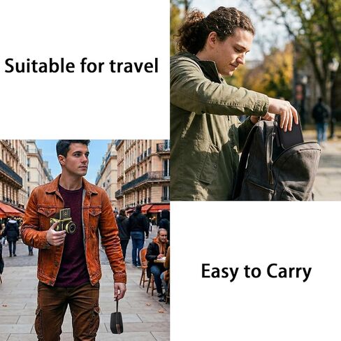 Camera Case for Vintage Digital Camera,Compatible with Retro Point and Shoot Camera with Autofocus(Black Case) in Saudi Arabia