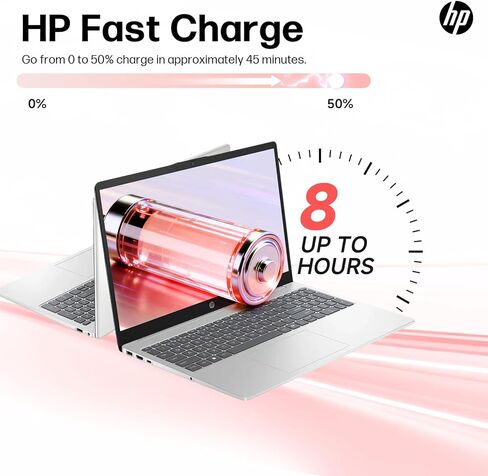كمبيوتر محمول HP يعمل باللمس، معالج Intel i3-1315U (يصل إلى 4.5 جيجا هرتز)، ذاكرة الوصول العشوائي 8 جيجا بايت، 512 جيجا بايت SSD، شاشة 15.6 بوصة 250 شمعة مضادة للتوهج، رسومات Intel UHD، عمر بطارية طويل، Windows 11 Pro، Copilot-AI Chat in Kuwait