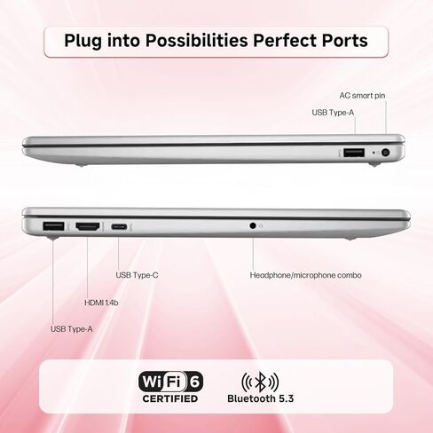 كمبيوتر محمول HP يعمل باللمس، معالج Intel i3-1315U (يصل إلى 4.5 جيجا هرتز)، ذاكرة الوصول العشوائي 8 جيجا بايت، 512 جيجا بايت SSD، شاشة 15.6 بوصة 250 شمعة مضادة للتوهج، رسومات Intel UHD، عمر بطارية طويل، Windows 11 Pro، Copilot-AI Chat in Kuwait