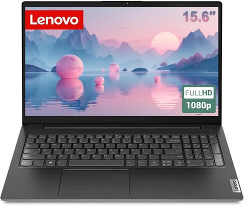 كمبيوتر محمول Lenovo 15.6 FHD إصدار 2026 للأعمال والتعليم جاهز، Office 365 مع Copilot AI، 8 جيجابايت DDR4، 256 جيجابايت PCIE SSD، WiFi، HDMI، خفيف الوزن، شحن سريع، بطارية طوال اليوم، Windows 11، أسود in Kuwait
