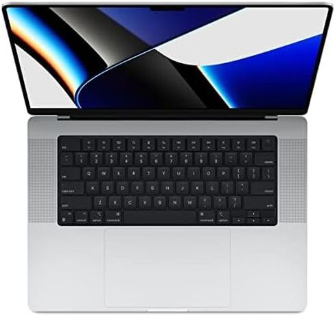 أواخر 2021 Apple MacBook Pro مع شريحة Apple M1 Pro (16 بوصة، 32 جيجابايت رام، 1 تيرابايت SSD) فضي (متجدد) in Kuwait