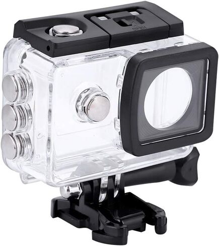 حافظة تحت الماء لـ SJCAM SJ5000 / SJ5000 WiFi / SJ5000 Plus، هيكل مع أجزاء من الفولاذ المقاوم للصدأ للغوص وركوب الأمواج وركوب الدراجات في الهواء الطلق in Kuwait
