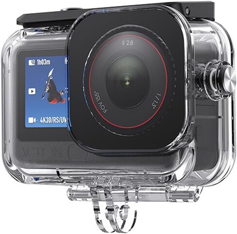 LICAEVEY غطاء غوص مقاوم للماء تحت الماء من أجل Osmo Action 6، 60M 196FT غطاء حماية للغوص تحت الماء للغطس والسباحة والغوص in Kuwait