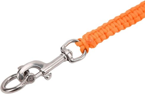 Underwater Diving Camera Lanyard Strap Resistance for Easy Underwater Rope with Stainless Steel Hook for Divers and Photographers (Orange) in Kuwait