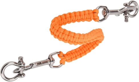 Underwater Diving Camera Lanyard Strap Resistance for Easy Underwater Rope with Stainless Steel Hook for Divers and Photographers (Orange) in Kuwait