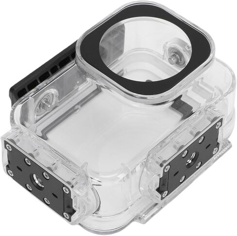 Fabater Water Proof Case for Action Camera, 60M Anti Fog Lens High Transparency Lens Underwater Housing, Dive Case with Triple Latch Sealing for Diving Snorkeling Surfing in Kuwait