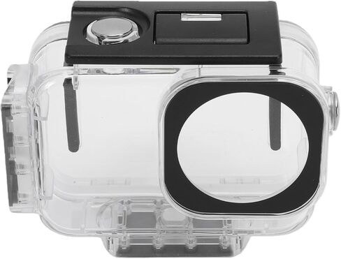Fabater Water Proof Case for Action Camera, 60M Anti Fog Lens High Transparency Lens Underwater Housing, Dive Case with Triple Latch Sealing for Diving Snorkeling Surfing in Kuwait