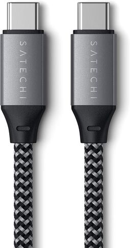 Satechi USB-C Stand Hub, Foldable Workstation & USB C to USB C Cable 100W, 10in/25cm for Tablets, Laptops, Smartphones in Kuwait