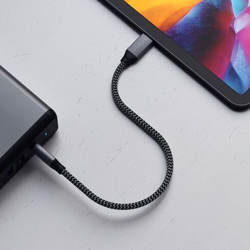 Satechi USB-C Stand Hub, Foldable Workstation & USB C to USB C Cable 100W, 10in/25cm for Tablets, Laptops, Smartphones in Kuwait