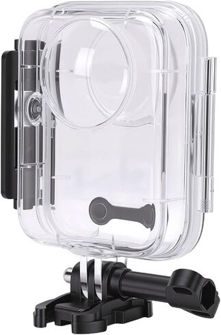 RiToEasysports Action Camera Waterproof Cover, 360 Unobstructed Dive Viewing Housing for Action Cameras, Waterproof Protective Case for Divers Surfers Travelers Outdoor Adventures in Kuwait